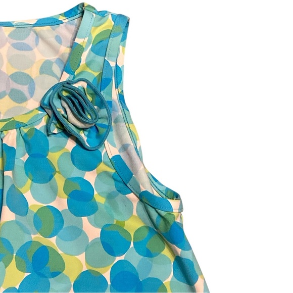 Colorful Sleeveless swim coverup by garnet hill size large 
BIN #7 - Picture 6 of 7